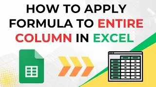 How To Apply or Copy Formula To Entire Column In Excel (Quick Excel Tutorial)