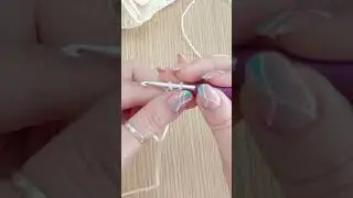 The best way to start overlay mosaic crochet project! Long tail foundation chain!  