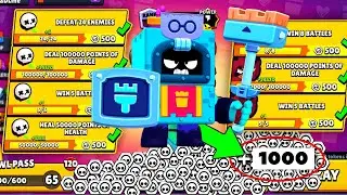 I Got 1000 TOKENS NONSTOP! QUESTS! | Brawl Stars