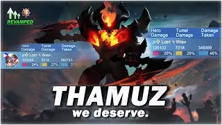 [ML Academy] NEW Thamuz Guide after Revamp. How you should Play Thamuz NOW in Mobile Legends?