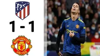 Atletico Madrid vs Manchester United 1-1