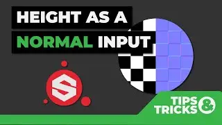 Using Height Maps as an Input for Normal Information in SUBSTANCE PAINTER