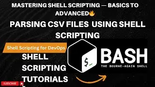 Shell script to read a CSV file line by line  | read command with here string in shell scripting