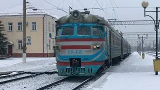 ЭР9п-195 с поездом № 6204 Тернополь-Подволочиск
