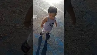 Our baby Nikobe walking around the court. 😍😁 #shorts #cutebaby #babyboy  #baby #babynikobe