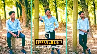 Yellow Tone (cinematic yellow) Lightroom Mobile Photo Editing Tutorial  || Ferdusur Rahman 🎨