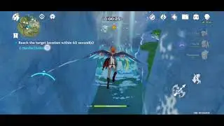 Genshin Impact - How to complete Dandy flight time trial challenges at Qingce Village