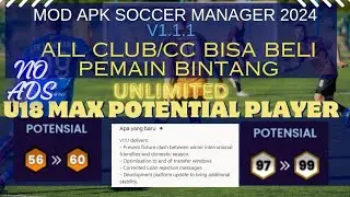 UPDATE MOD APK SOCCER MANAGER 2024 V1.1.1