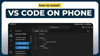 How To Install VS Code On Android Phone 😁 Worked 100%