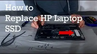 How to Replace HP Laptop SSD!