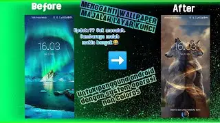 Tutorial cara mengganti wallpaper majalah layar kunci dengan foto sendiri