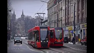 Chorzów ul. 3 Maja - Linia 10 [Przejazd] Tramwaje Śląskie S.A.
