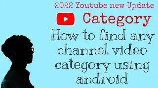 How to find any youtube video category 