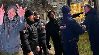 LEV AGAINST - STARTED A FIGHT AND IS BULLISHING AT THE POLICE