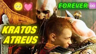 KRATOS ATREUS ♾️💫🥰❤️🫂🥺#godofwar #godofwarragnarok #kratos #atreus