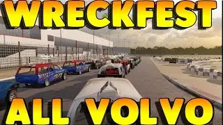 |Wreckfest| All Volvo Meeting Crashing and smashing AI swaffham and ringwood