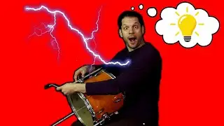 when you’re setting up drums but you got struck by genius