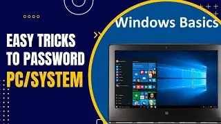 Easy tricks to password your PC 