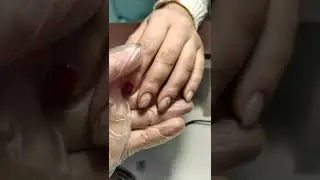 Матовый розовый 💖 маникюр 💅 с втиркой ✨ Укрепление гелем 🦾 Аппаратный, комби маникюр.