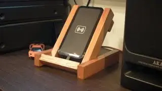 DIY Wireless charging tablet stand