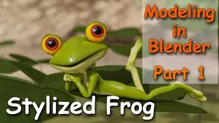 Stylized Humanoid Frog Modeling | Part 1 | Blender 