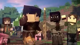 Война Песни: Эпизод 7 (Minecraft Animation Series) Русская Озвучка ✅льоха✅ русская озвучка