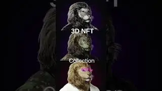 #nft collection in #3dart #lion #mane