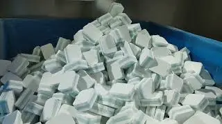 Newly developed three-layer dishwasher tablet press machine at high speed