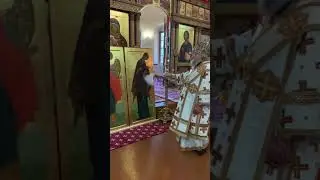 1 июня19 Освящение икон в иконостас Успенского собора