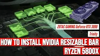 How to install NVIDIA RESIZABLE BAR - RTX 3090 Ryzen 5800X ASUS B 550 E Gaming - TUTORIAL