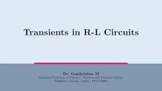 04 Transients in RL Circuits
