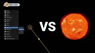 Comparing the Blender Sun with a Physical Correct Sun | Blender 3.3