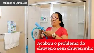 Dica para quem não tem chuveirinho ou duchinha para jogar agua no box do banheiro