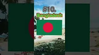 The Top 10 LEAST VISITED Countries Around the World #shorts #top10countries