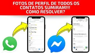 Fotos de perfil de todos os contatos sumiram!!! Como resolver?