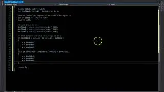 C++ RightTriangle If Else And Pow