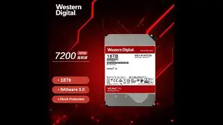 WD181KFGX Western Digital Red Pro 18TB 7200RPM SATA 6Gbps 3.5-inch Internal Hard Drive 