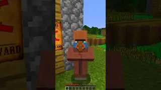 Villager Lost His Baby Villager in Minecraft 😢😭 