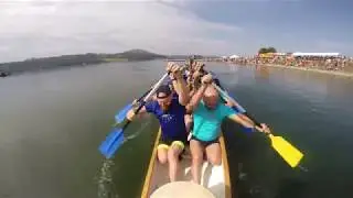 Dračí lodě 2017 - Leskovec - Tým CrossFight - první rozplavba
