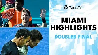 Bopanna & Ebden vs Dodig & Krajicek for the Title | Miami Open 2024 Doubles Final Highlights
