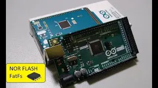 Arduino Mega NOR Flash SPI + FatFs example in Microchip Studio 7