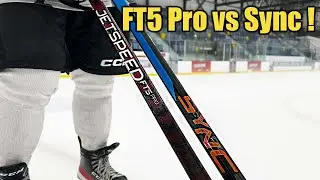CCM Jetspeed FT5 Pro vs Bauer Nexus Sync hockey stick review
