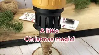 HOW TO: Make a wood burned STAG ORNAMENT for christmas!