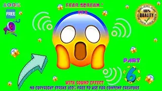 Scream😱Emoji Animation With Sound Effect🔊No Copyright Strike✔️100% Free to Use for Content Creators👍
