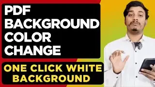 Pdf Background Change || Pdf White Background