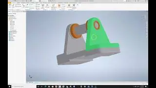 Inventor -Caster Assembly Drawing