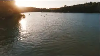 FPV CINEMATIC - flying over a lake