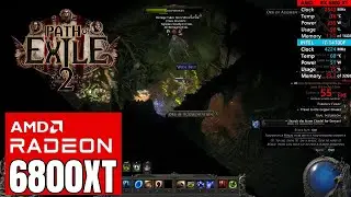 AMD 6800XT on Path Of Exile 2 |1080p ,1440p , 4K , FSR