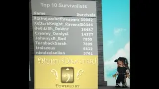 Roblox Natural Disaster Survival- 2 Multi-Disaster! Pro Players 30K wins