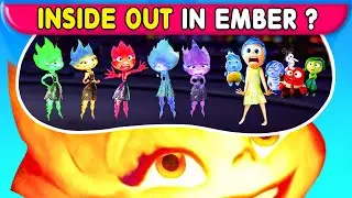 🔥 INSIDE OUT 2 Movie 2024 x Elemental | Guess Hidden Figure in the Movie